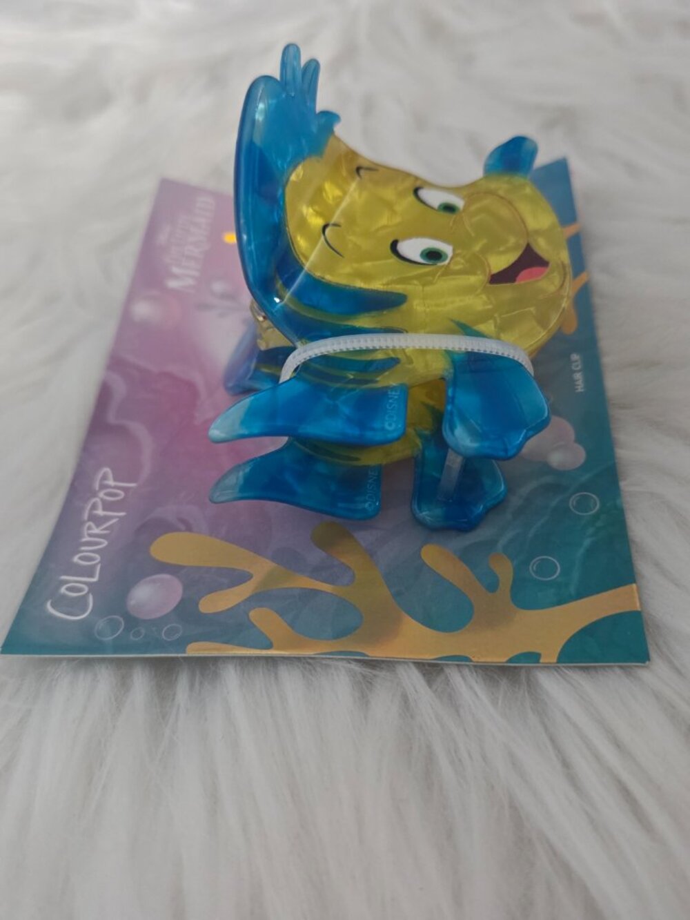 Colourpop x Little Mermaid Flounder Claw Clip - Picture 4 of 6